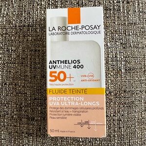 La Roche-Posay Anthelios UVmune 400 Tinted Fluid SPF 50+ Four available $25 each